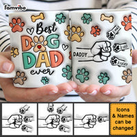 Personalized Gift For Dog Dad 3D Inflated Mug 33322 thumb 1