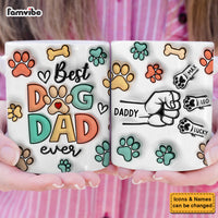 Personalized Gift For Dog Dad 3D Inflated Mug 33322 thumb 1