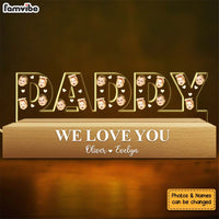 Personalized Daddy We Love You Acrylic Name Night Light 33323 thumb 1
