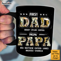 Personalized First Dad Now Papa 3D Inflated Print Mug 33327 thumb 1