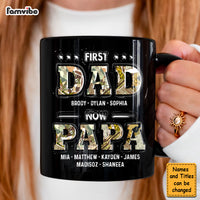 Personalized First Dad Now Papa 3D Inflated Print Mug 33327 thumb 1