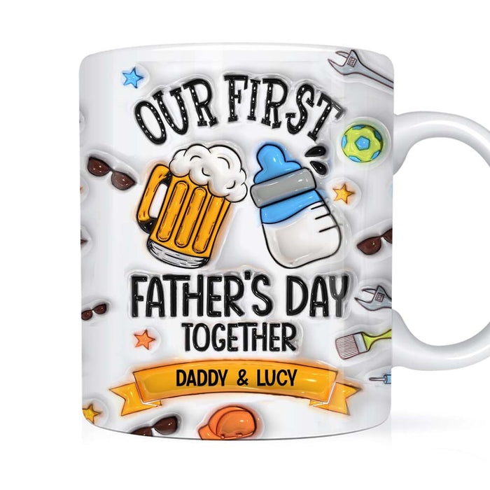 Personalized Gift For First Father Day Mug 33334 1