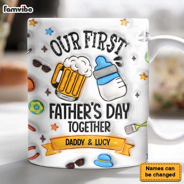 Personalized Gift For First Father Day Mug 33334 1