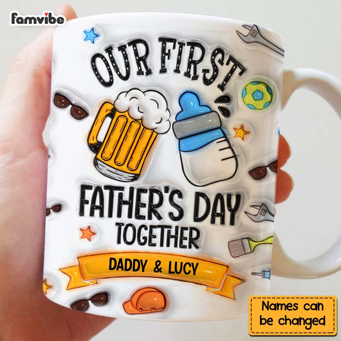 Personalized Gift For First Father Day Mug 33334 1