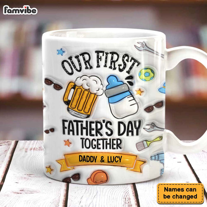 Personalized Gift For First Father Day Mug 33334 1