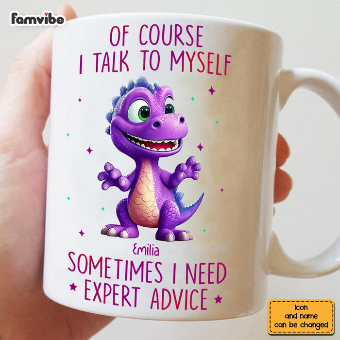 Personalize Of Course I Talk To Myself Mug 33335 1
