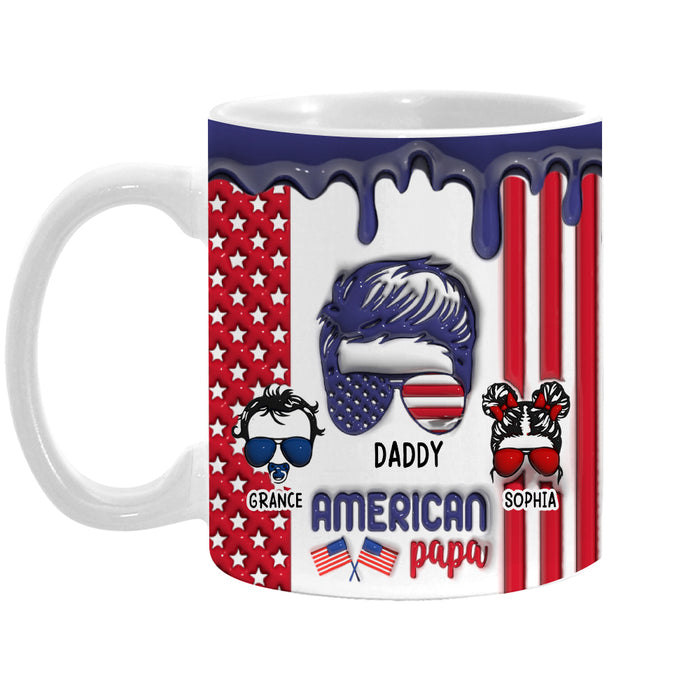 Personalized Gift For Daddy 3D Inflated Print Mug 33336 1