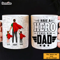 Personalized Gifts For Dad Hero Dad Mug 33337 thumb 1