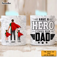 Personalized Gifts For Dad Hero Dad Mug 33337 thumb 1