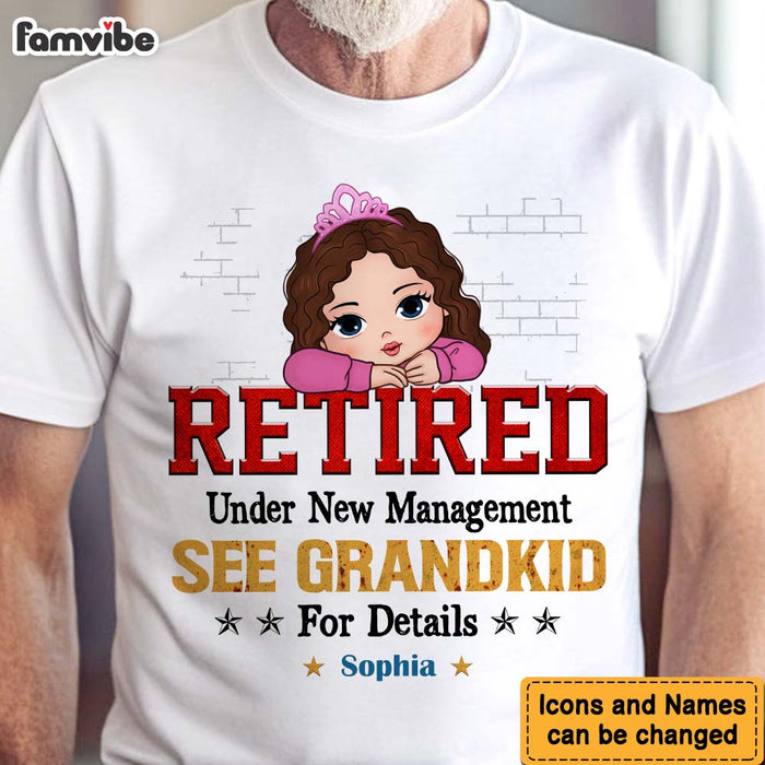 Personalized Gift For Grandpa Retired Under New Management Shirt - Hoodie - Sweatshirt 33338 1