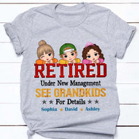 Personalized Gift For Grandpa Retired Under New Management Shirt - Hoodie - Sweatshirt 33338 thumb 1