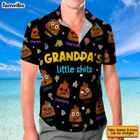 Personalized Funny Gift For Dad Grandpa Little Sh*t Hawaiian Shirt 33342 thumb 1