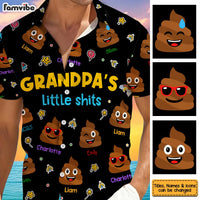 Personalized Funny Gift For Dad Grandpa Little Sh*t Hawaiian Shirt 33342 thumb 1