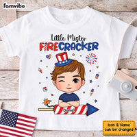 Personalized Gift For Grandson Little Fire Cracker Kid T Shirt - Kid Hoodie - Kid Sweatshirt 33346 thumb 1