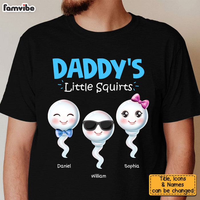 Personalized Gift For Dad's Little Squirts Funny Shirt - Hoodie - Sweatshirt 33351 1