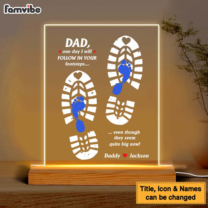 Personalized Gift For Dad For Father Plaque LED Lamp Night Light33361 1
