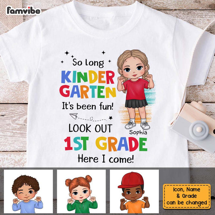 Personalized Back To School Gift For Grandkid Look Out Here I Come Kid T Shirt - Kid Hoodie - Kid Sweatshirt 33365 1