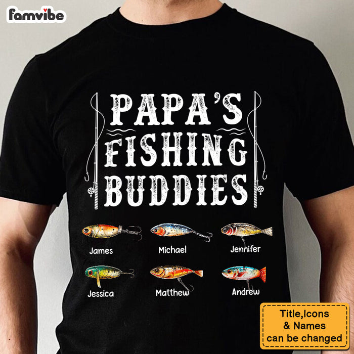 Personalized Gif For Grandpa Fishing Buddies Shirt - Hoodie - Sweatshirt 33374 1
