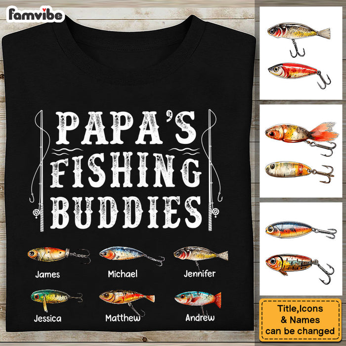 Personalized Gif For Grandpa Fishing Buddies Shirt - Hoodie - Sweatshirt 33374 1