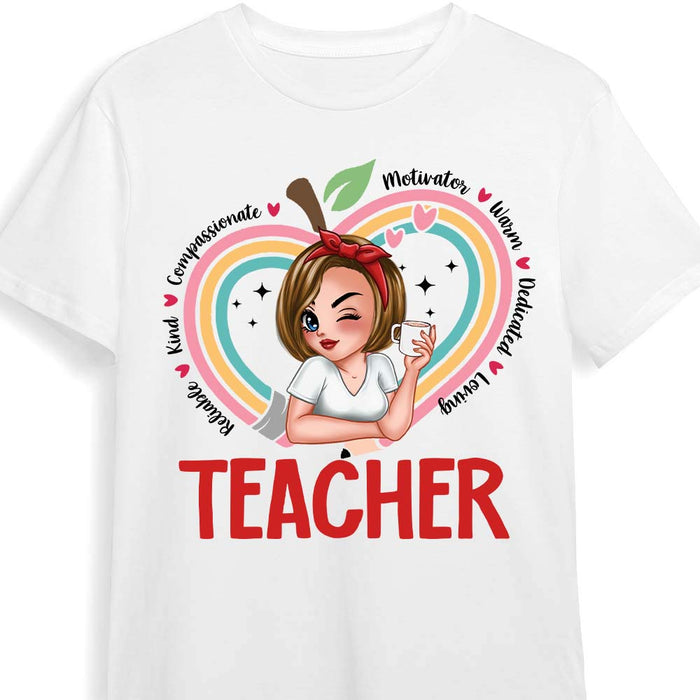 Personalized Gift For Teacher Loving Dedicated Shirt - Hoodie - Sweatshirt 33375 1