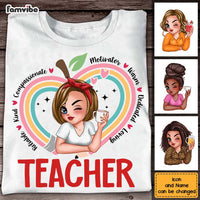 Personalized Gift For Teacher Loving Dedicated Shirt - Hoodie - Sweatshirt 33375 thumb 1