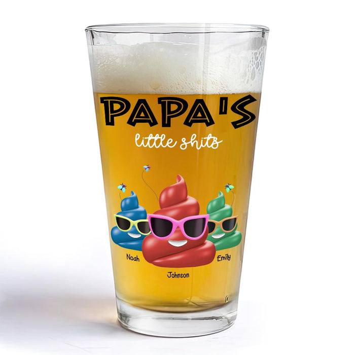Personalized Gift For Grandpa Funny Beer Glass 33381 1