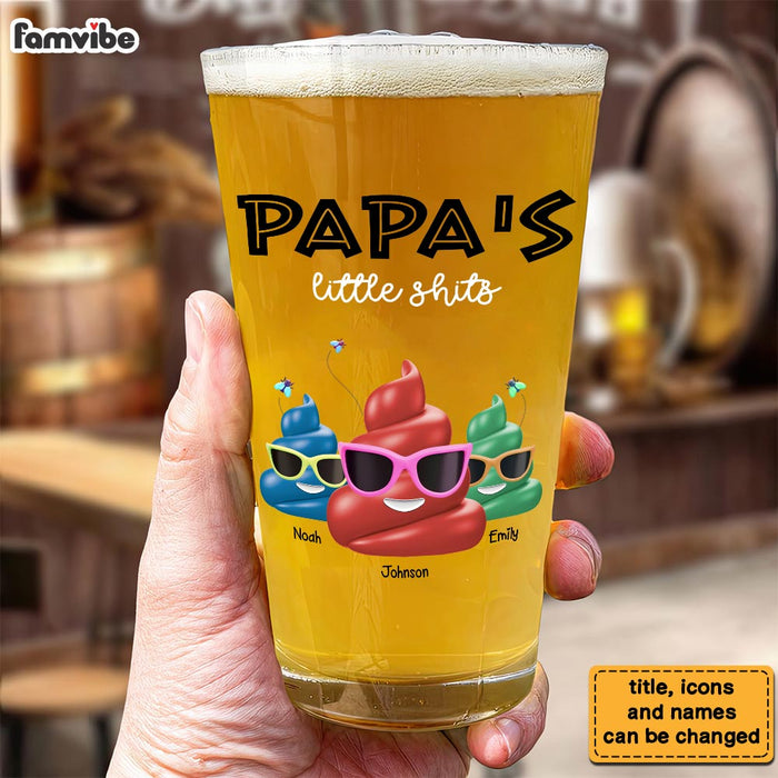 Personalized Gift For Grandpa Funny Beer Glass 33381 1