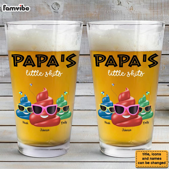 Personalized Gift For Grandpa Funny Beer Glass 33381 1