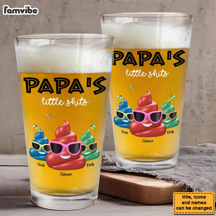 Personalized Gift For Grandpa Funny Beer Glass 33381 1