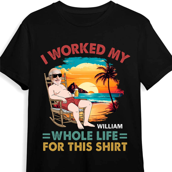 Personalized Gift Retired Working My Whole Life Shirt - Hoodie - Sweatshirt 33385 1