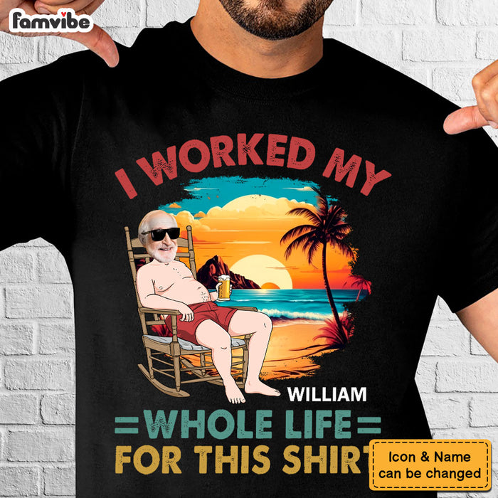 Personalized Gift Retired Working My Whole Life Shirt - Hoodie - Sweatshirt 33385 1