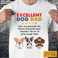 Personalized For Dad Excellent Dog Dad Dog Mom Shirt - Hoodie - Sweatshirt 33386 thumb 1