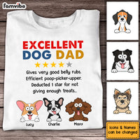 Personalized For Dad Excellent Dog Dad Dog Mom Shirt - Hoodie - Sweatshirt 33386 thumb 1