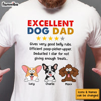 Personalized For Dad Excellent Dog Dad Dog Mom Shirt - Hoodie - Sweatshirt 33386 thumb 1