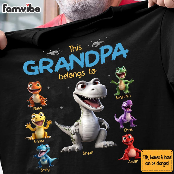 Personalized Gift For Grandpa Dinosaur Funny Shirt - Hoodie - Sweatshirt 33389 1