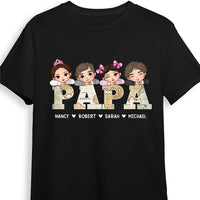 Personalized Gift For Papa and Dad Vintage Map Shirt - Hoodie - Sweatshirt 33390 thumb 1