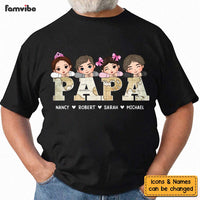 Personalized Gift For Papa and Dad Vintage Map Shirt - Hoodie - Sweatshirt 33390 thumb 1