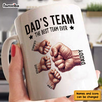 Personalized Gift For Dad Dad's Team Ever Mug 33406 thumb 1