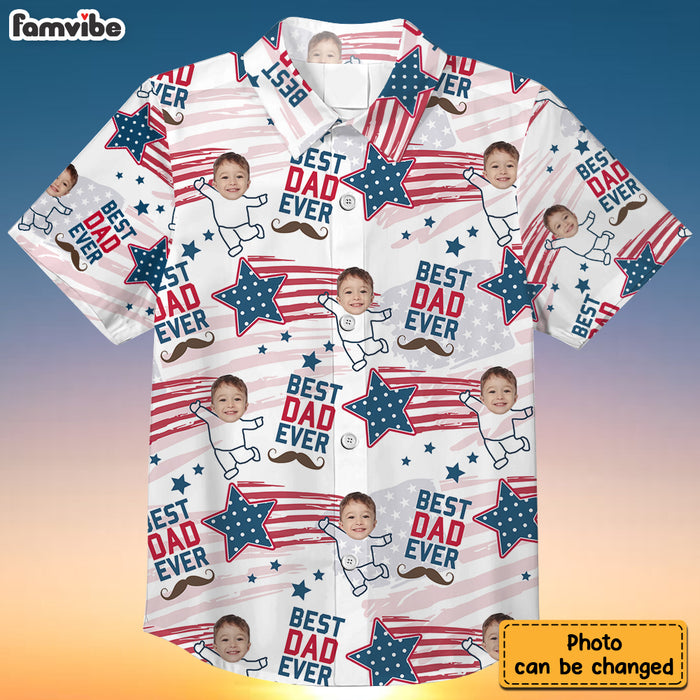 Personalized For Dad Custom Photo Dad Ever Hawaiian Shirt 33412 1