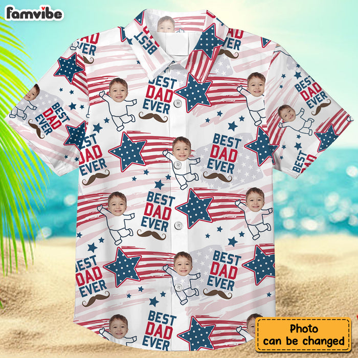 Personalized For Dad Custom Photo Dad Ever Hawaiian Shirt 33412 1