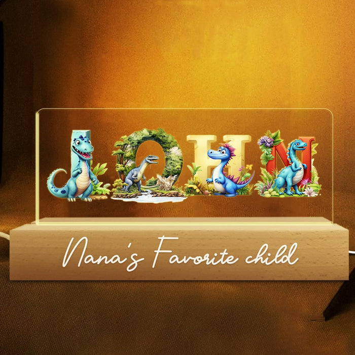 Personalized Gift for Grandson My Favorite Acrylic Name Night Light 33414 1
