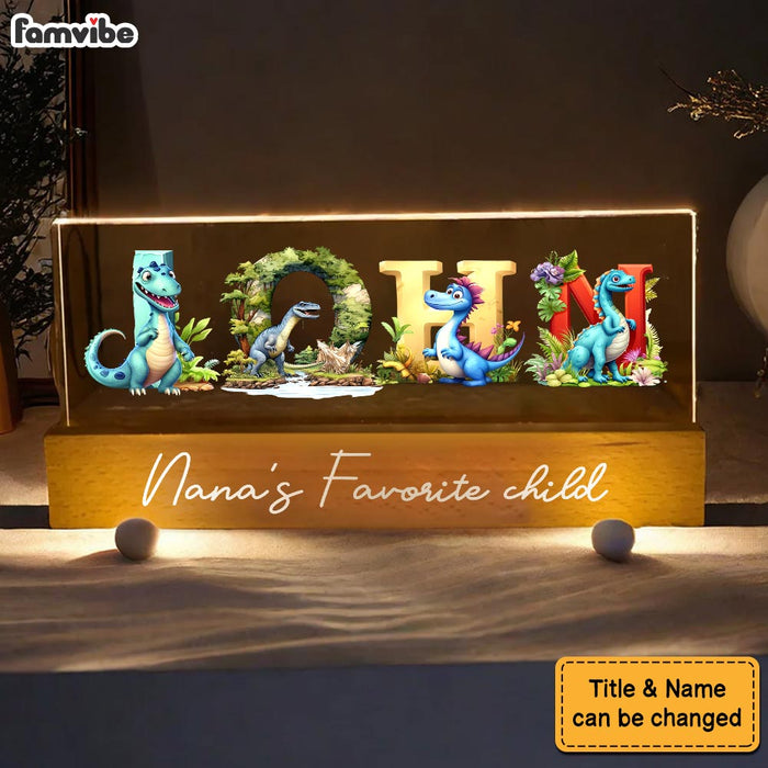 Personalized Gift for Grandson My Favorite Acrylic Name Night Light 33414 1
