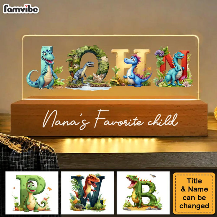 Personalized Gift for Grandson My Favorite Acrylic Name Night Light 33414 1