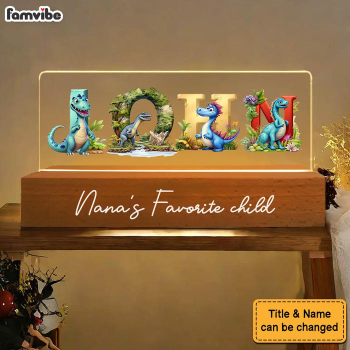 Personalized Gift for Grandson My Favorite Acrylic Name Night Light 33414 1