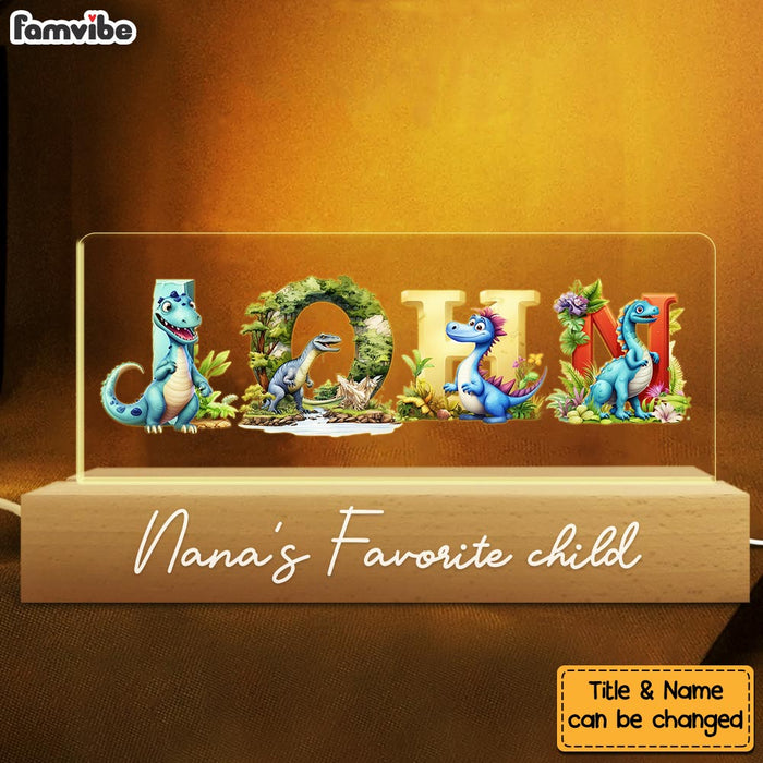 Personalized Gift for Grandson My Favorite Acrylic Name Night Light 33414 1