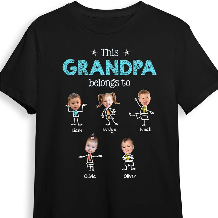 Personalized This Grandpa Belongs To Shirt Shirt - Hoodie - Sweatshirt 33416 1