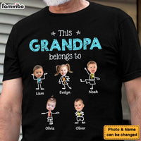 Personalized This Grandpa Belongs To Shirt Shirt - Hoodie - Sweatshirt 33416 thumb 1