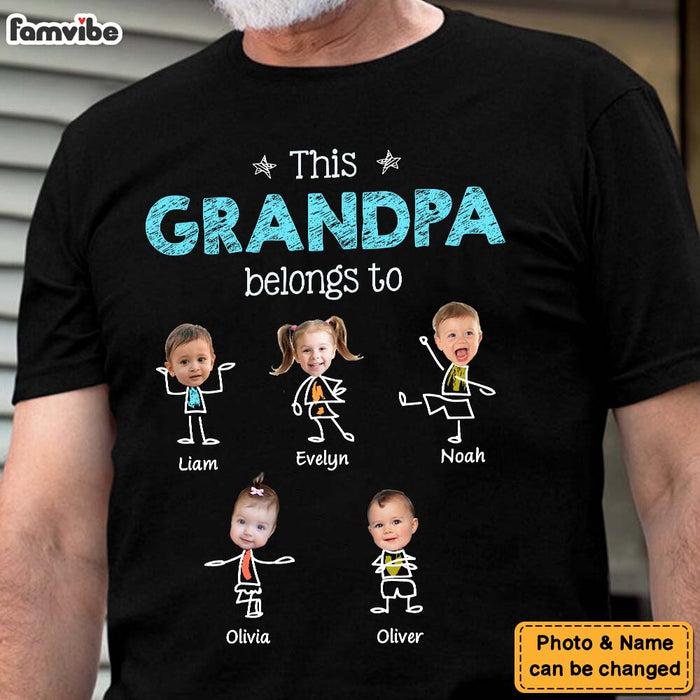 Personalized This Grandpa Belongs To Shirt Shirt - Hoodie - Sweatshirt 33416 1