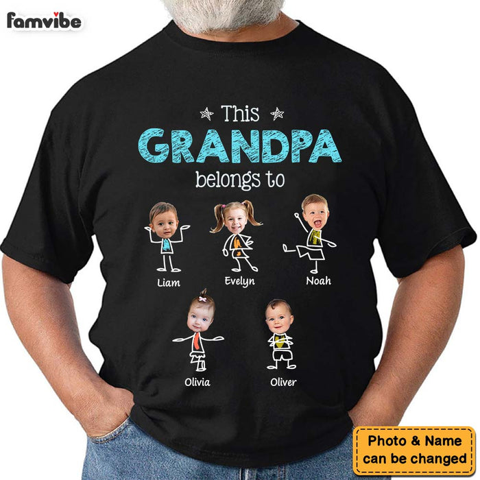 Personalized This Grandpa Belongs To Shirt Shirt - Hoodie - Sweatshirt 33416 1