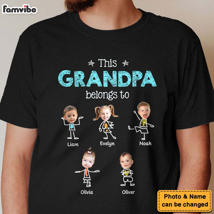 Personalized This Grandpa Belongs To Shirt Shirt - Hoodie - Sweatshirt 33416 1